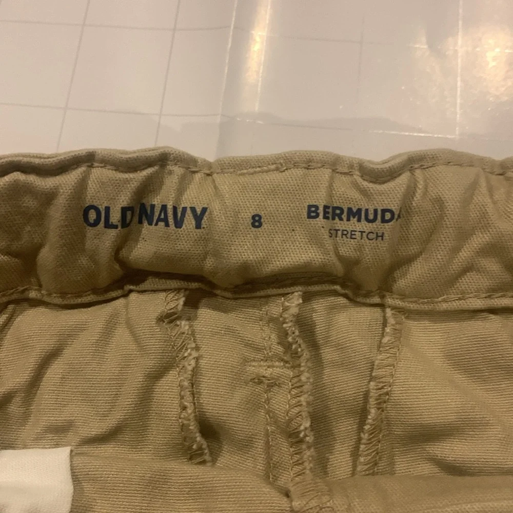 Girl’s Khaki Bermuda Shorts